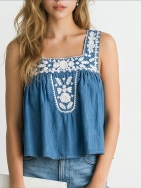 Lovers and friends Denim Top